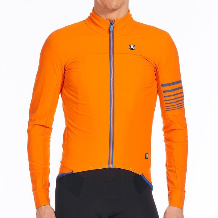 Giordana AV Versa Jacket Orange Blue Swiss Iconic