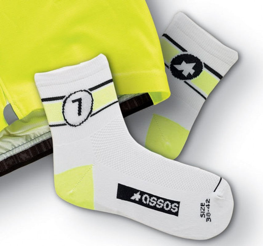 Monogram Socks EVO, Stone Blue » ASSOS Of Switzerland